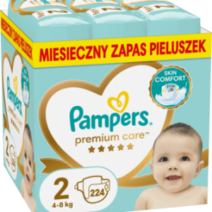 PAMPERS Premium Care pieluchy 4 8kg rozmiar 2 224 szt