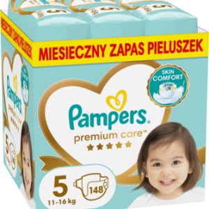 PAMPERS Premium Care pieluchy 11 16kg rozmiar 5 148 szt